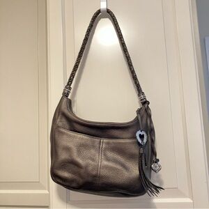 Brighton Barbados Pebbled Leather Shoulder Bag